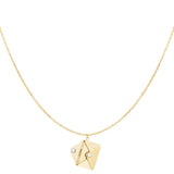 I Love You Card Necklace