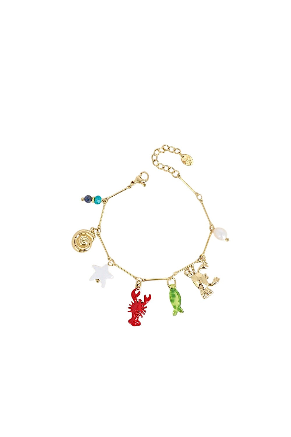 pulsera marina con charms