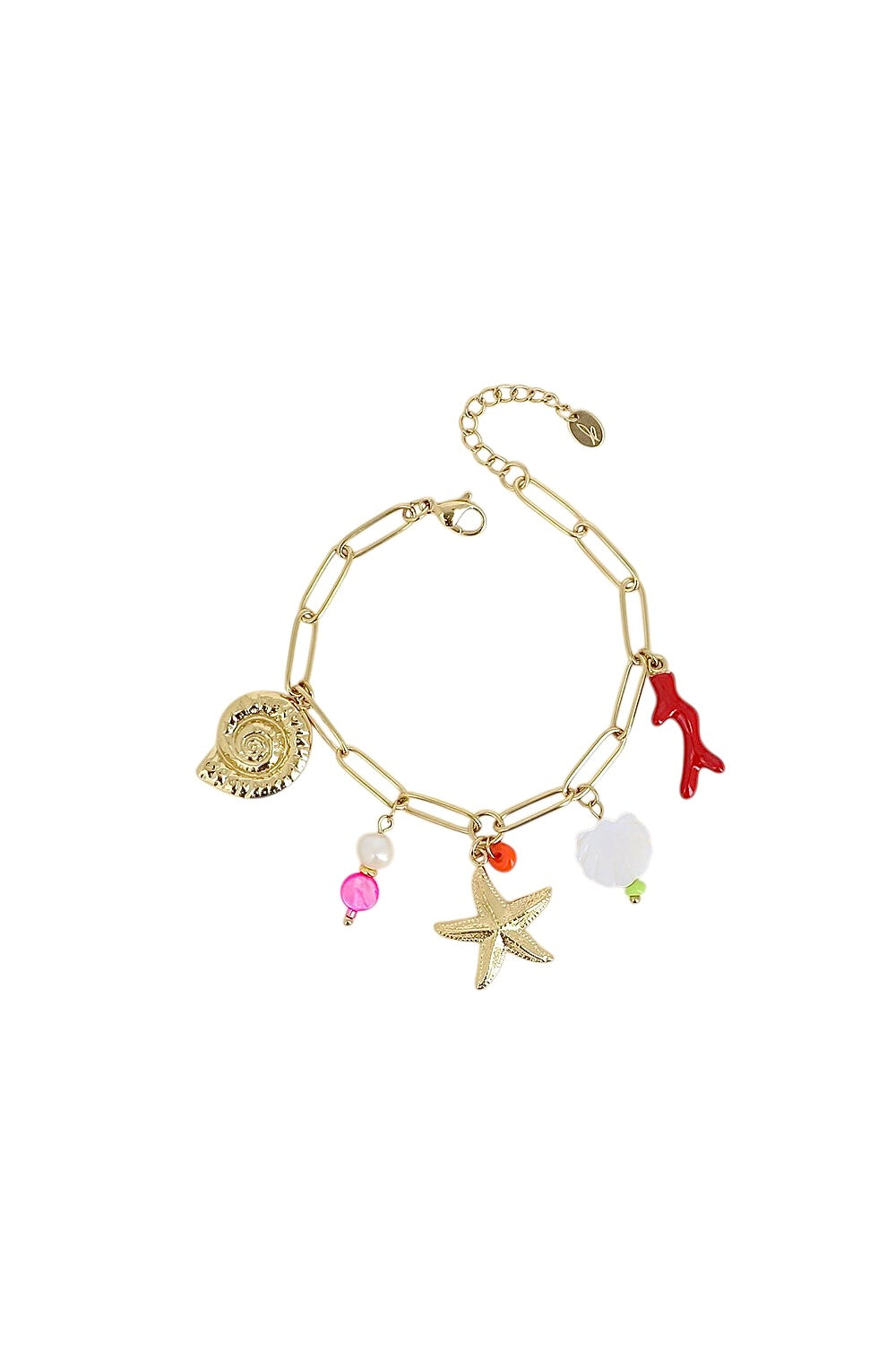 pulsera marina con charms