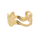 Gold Wave Bracelet
