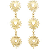 Pendientes Heart FireWorks
