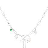 Sweet Bow Charm Necklace
