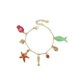 pulsera marina con charms