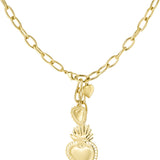 Heart on Fire Necklace