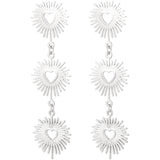 Pendientes Heart FireWorks