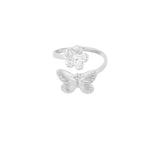 Butterfly & Flower Ring