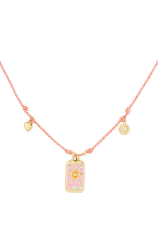 Pink&Orange - Tarot Necklace