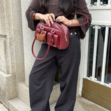 Venecia Bag - Burgundy - Charm Incluido