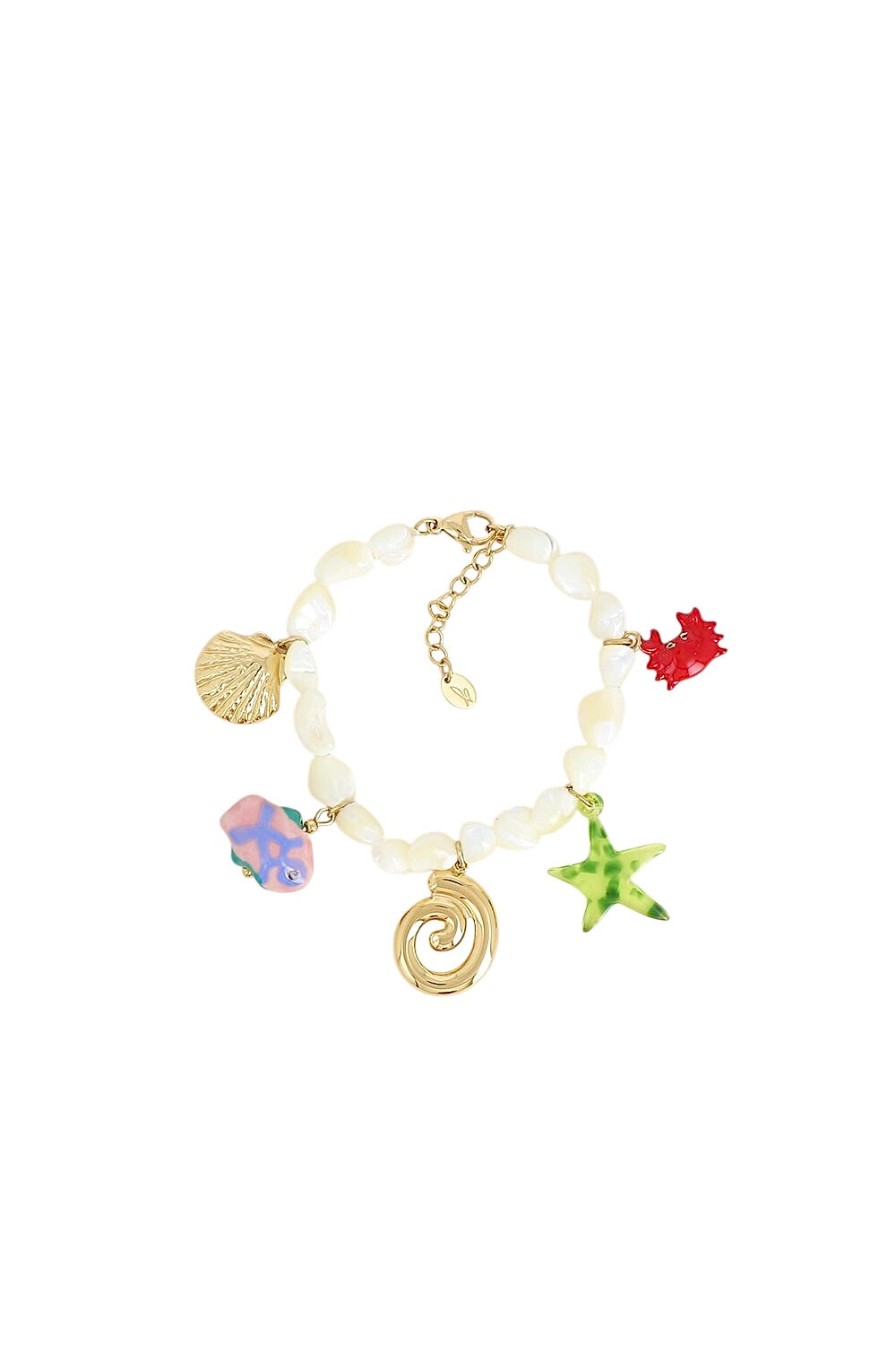 pulsera marina con charms 