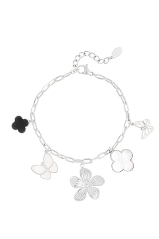 Pulsera Flores y Mariposas