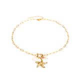 Starfish Pearl Necklace