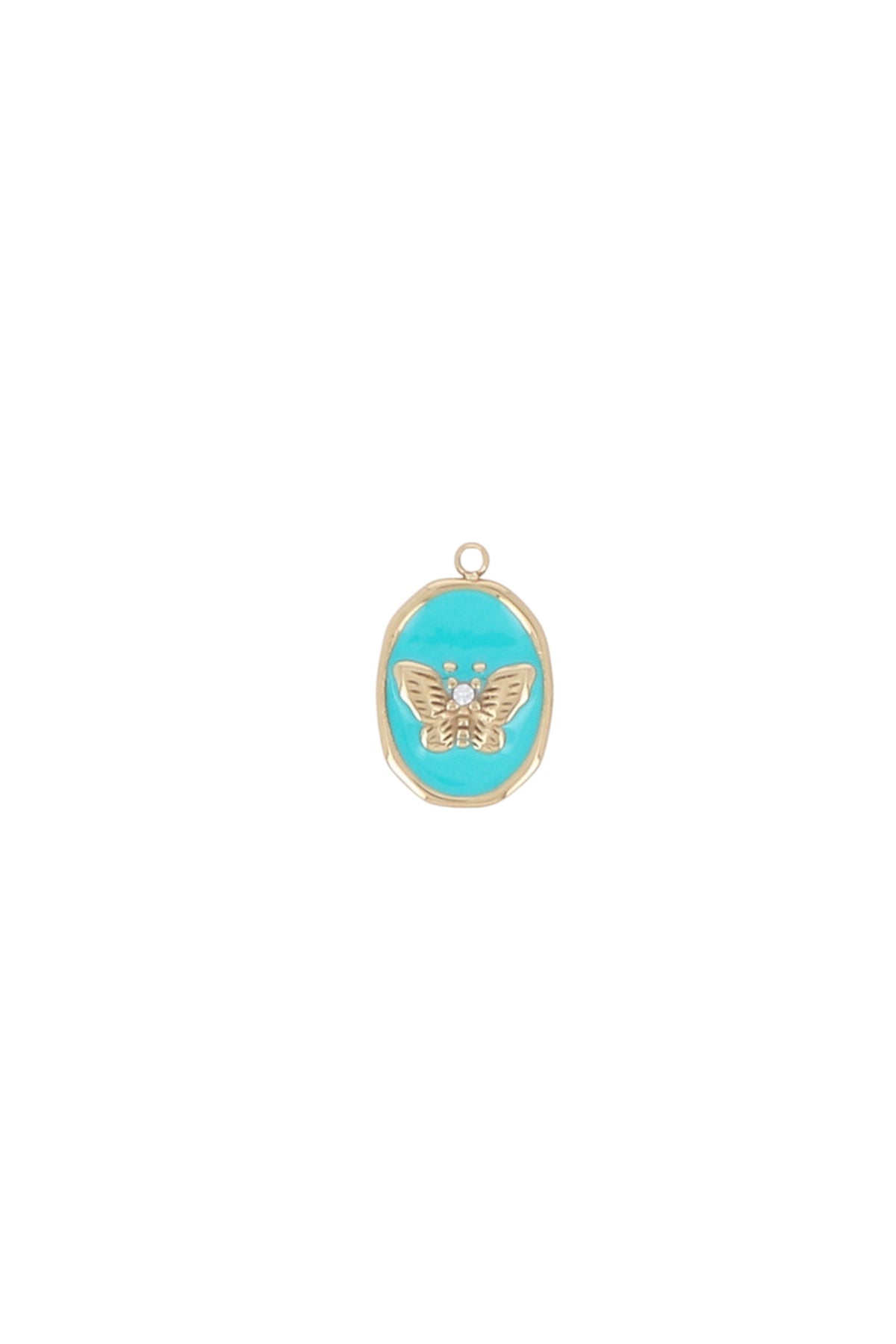 Neon Butterfly Charm