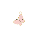 charm mariposa rosa