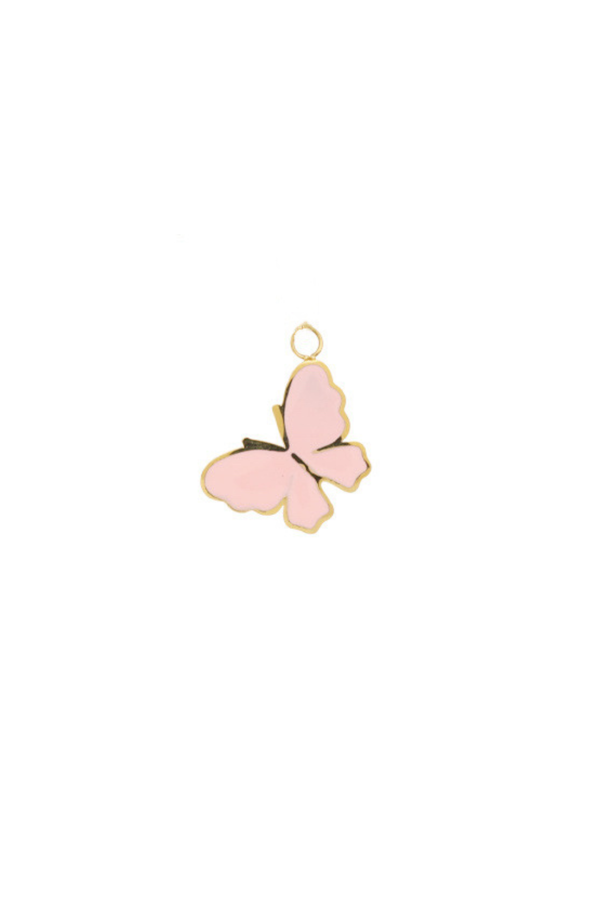 charm mariposa rosa