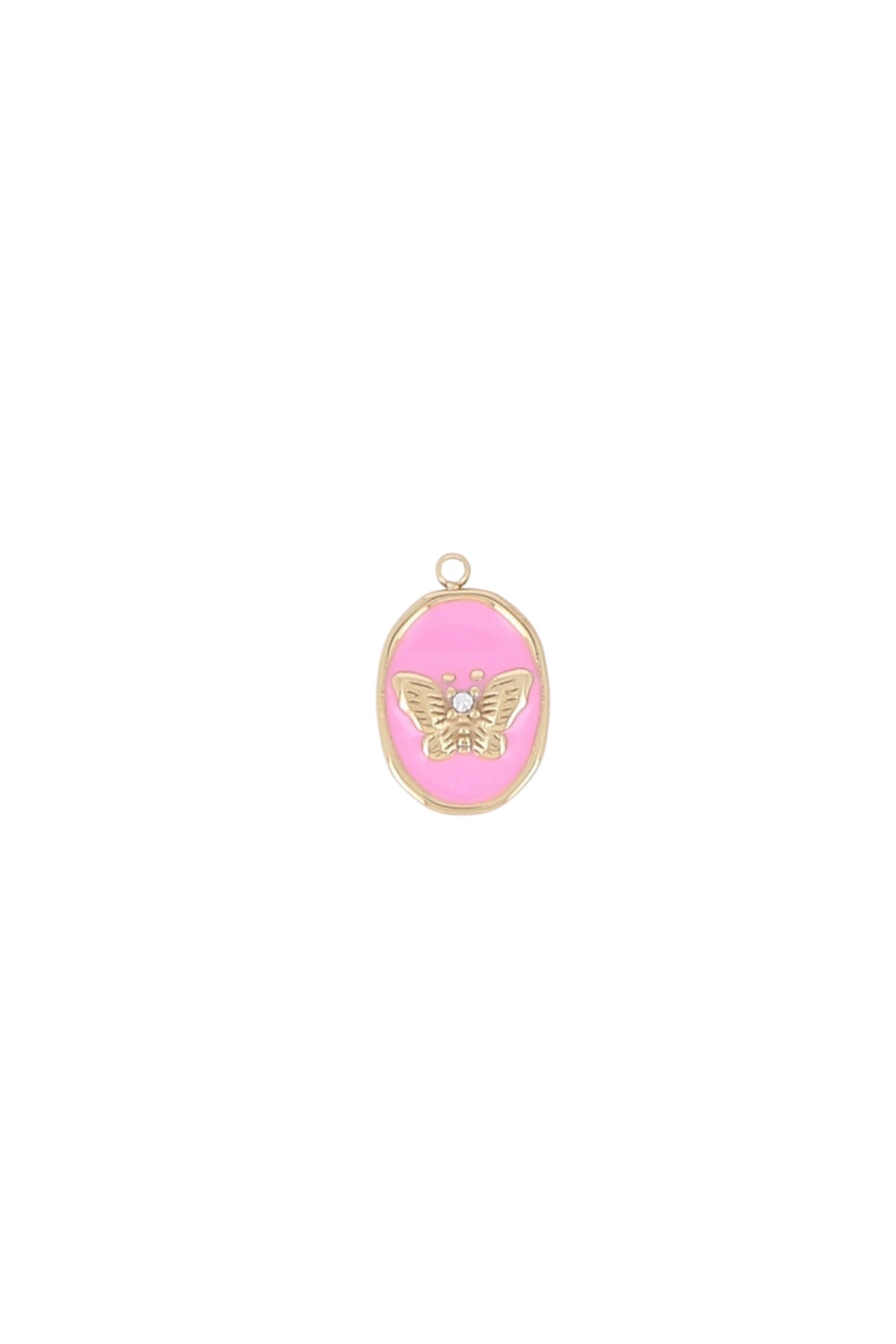 Neon Butterfly Charm