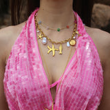 Tropical Flower Necklace