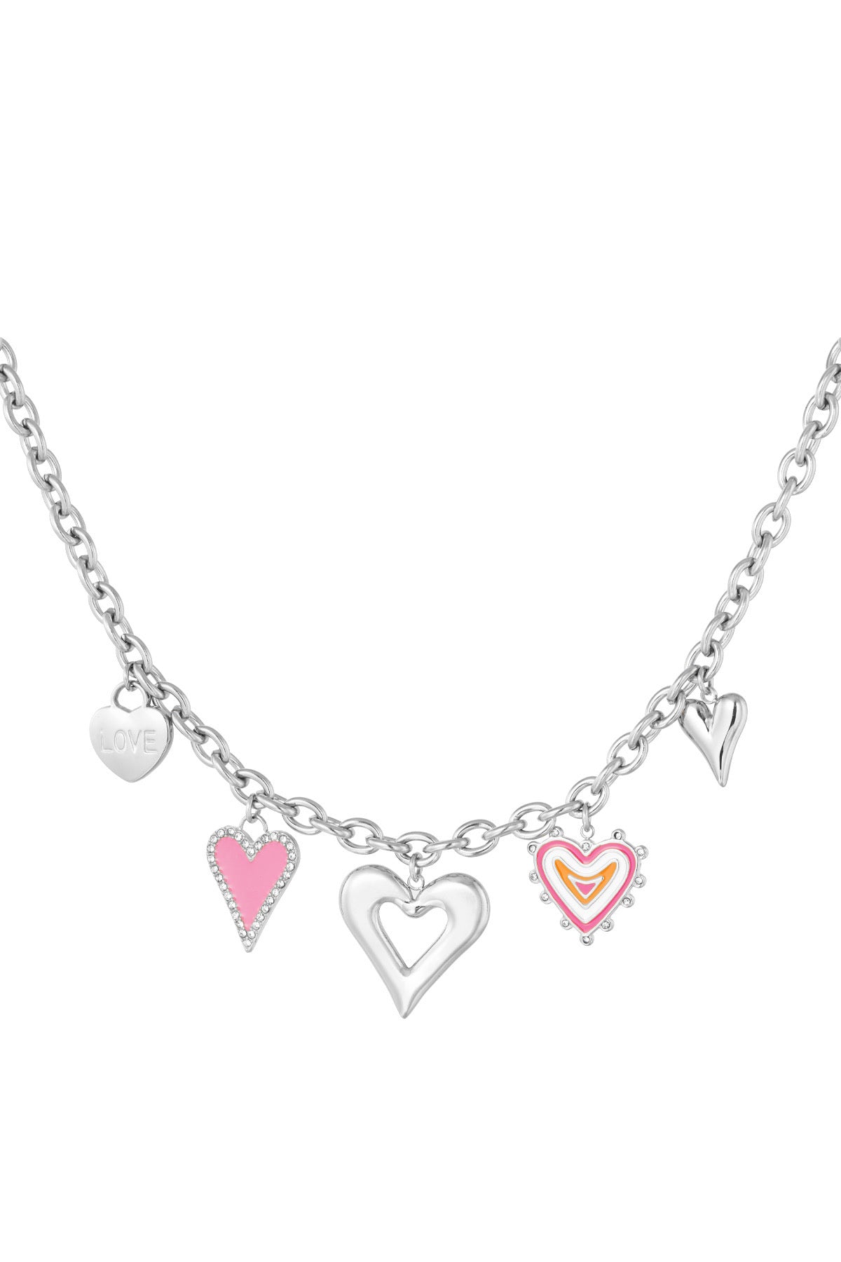 All my Heart Charm Necklace