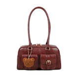 Venecia Bag - Burgundy - Charm Incluido