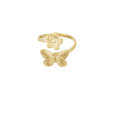 Butterfly & Flower Ring