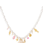 collar marino con charms
