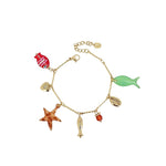 pulsera marina con charms 