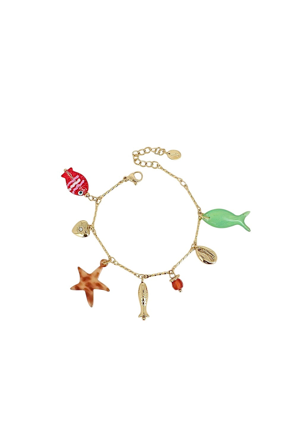 pulsera marina con charms 