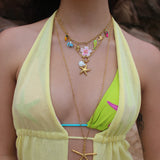 Starfish Pearl Necklace