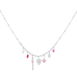 Tell My Heart Charm Necklace